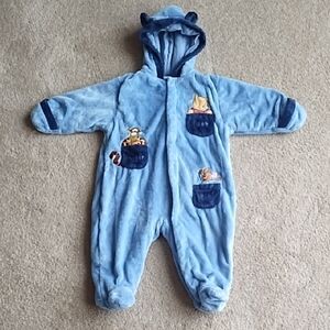 Disney Blue Kids Jacket with Character Pockets